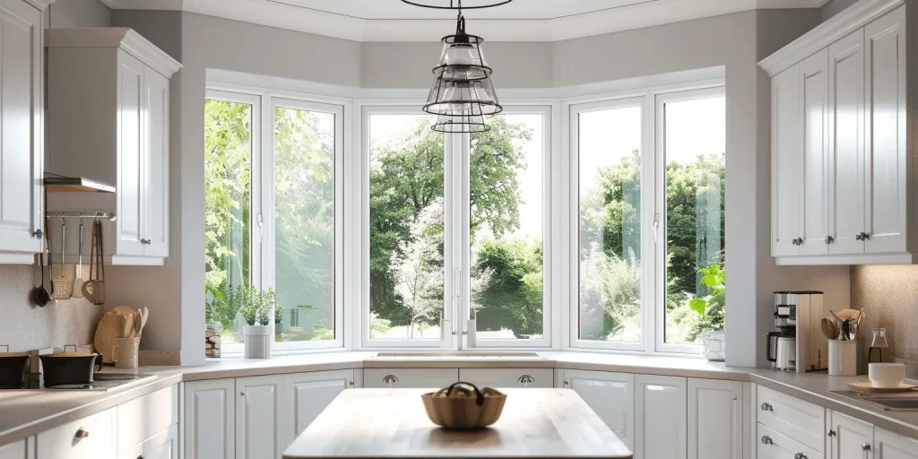 Bay Windows Design for Kitchen