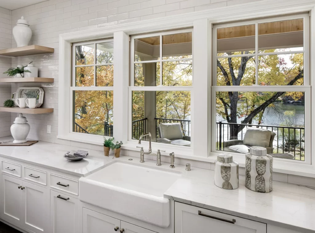 Double-Hung Windows for kitchen