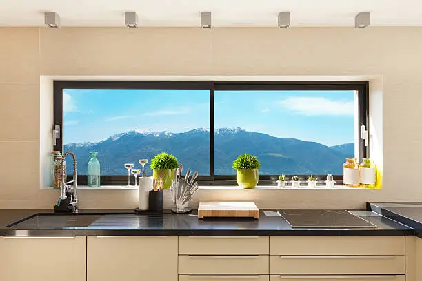 Latest picture window designs for kitchen