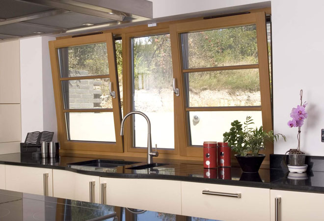 Tilt-and-Turn Windows for kitchen